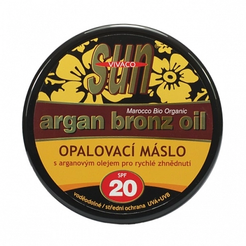 VIVACO Opalovací máslo s BIO arganovým olejem SPF 20 SUN VITAL 200 ml VIVACO Opalovací máslo s BIO arganovým olejem SPF 20 SUN VITAL 200 ml