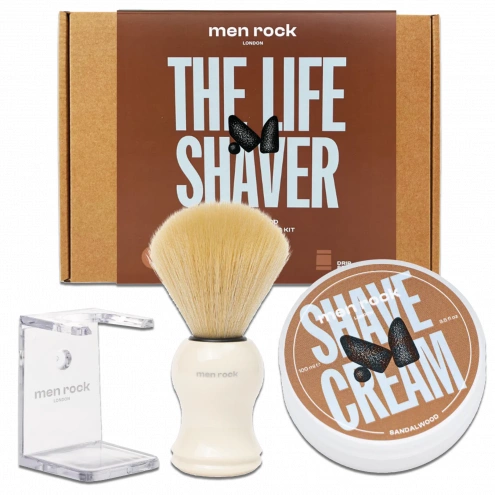 Men Rock The Life Shaver Sandalwood Set Men Rock The Life Shaver Sandalwood Set