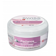 Swiss Image Body Care Radiance Brightening Face & Body Cream rozjasňující krém na obličej a tělo 200 ml