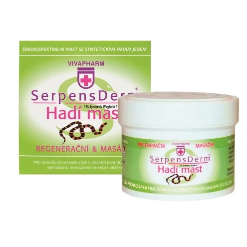 VIVACO Širokospektrální mast s hadím jedem SERPENSDERM 75 ml VIVACO Širokospektrální mast s hadím jedem SERPENSDERM 75 ml