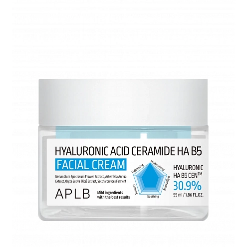 APLB Hyaluronic Acid Ceramide Ha B5 Facial Cream 55 ml APLB Hyaluronic Acid Ceramide Ha B5 Facial Cream 55 ml