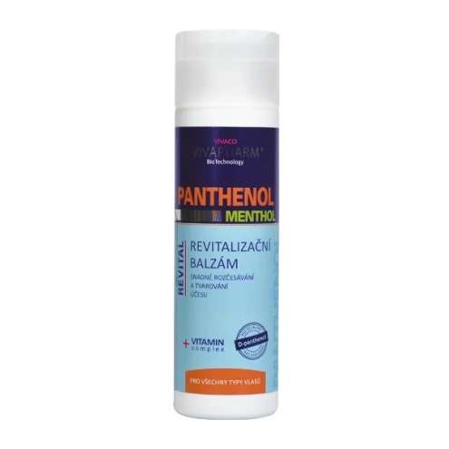 VIVACO Revitalizační balzám na vlasy s Panthenolem VIVAPHARM 200 ml VIVACO Revitalizační balzám na vlasy s Panthenolem VIVAPHARM 200 ml