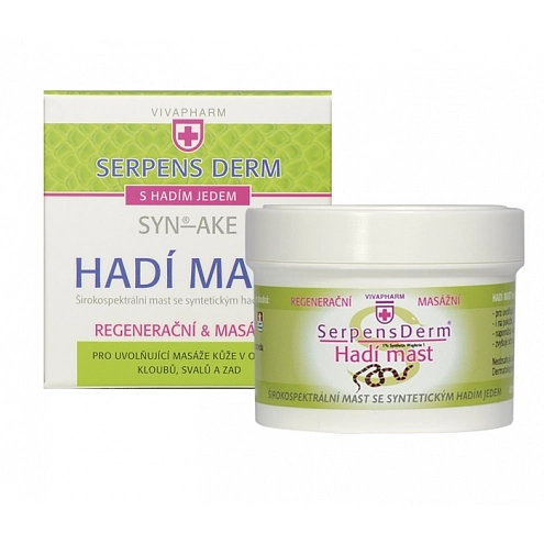 VIVACO Širokospektrální mast s hadím jedem SERPENSDERM 75 ml VIVACO Širokospektrální mast s hadím jedem SERPENSDERM 75 ml