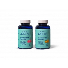 Tomas Arsov Hair Booster Gummies Mango/Raspberry Hair Growth Supplement 2x60