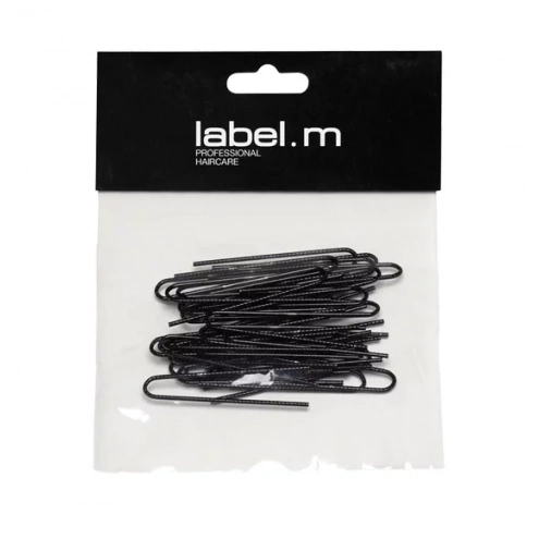 label.m Twisted U-Pin Black 50mm (40) label.m Twisted U-Pin Black 50mm (40)