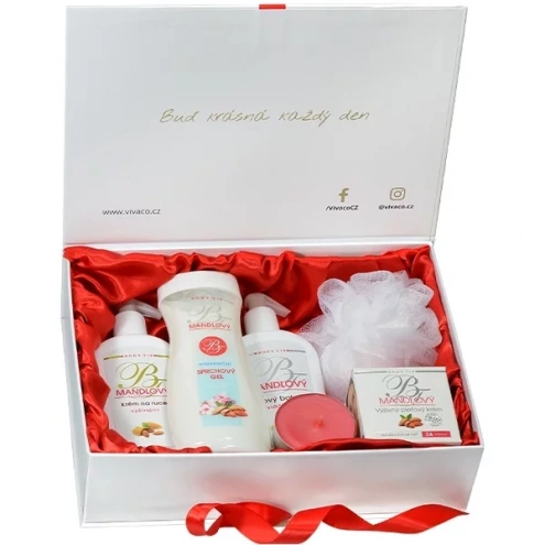 VIVACO Dárkový box kosmetiky s mandlovým olejem VIVACO Dárkový box kosmetiky s mandlovým olejem