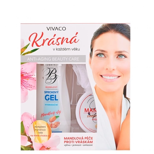 VIVACO Dárková kazeta kosmetiky s mandlovým olejem