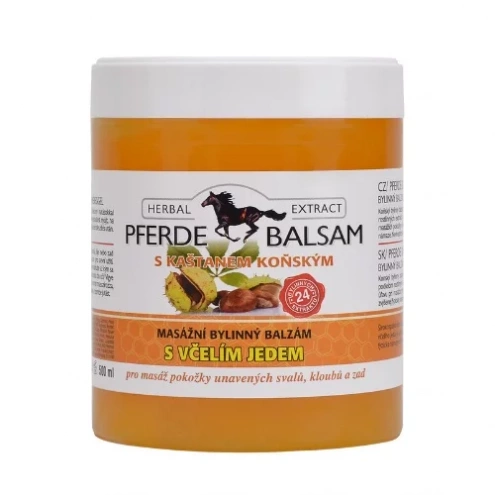 VIVACO PFERDE BALSAM masážní balzám s včelím jedem 500 ml VIVACO PFERDE BALSAM masážní balzám s včelím jedem 500 ml
