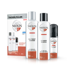 Nioxin System 4 Sada pro výrazně řídnoucí barvené vlasy 