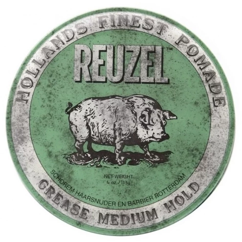 REUZEL Styling Green Pomade Grease Medium Hold 113g REUZEL Styling Green Pomade Grease Medium Hold 113g