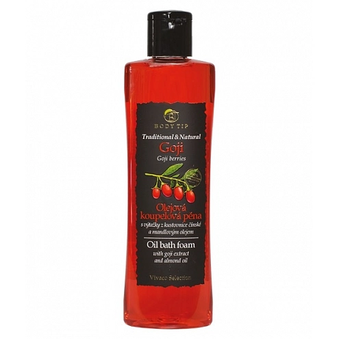 VIVACO Olejová pěna do koupele Goji BODY TIP 200 ml VIVACO Olejová pěna do koupele Goji BODY TIP 200 ml