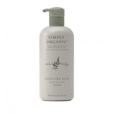 Simply Organic Moisture Rich Hair & Scalp Wash 958 ml