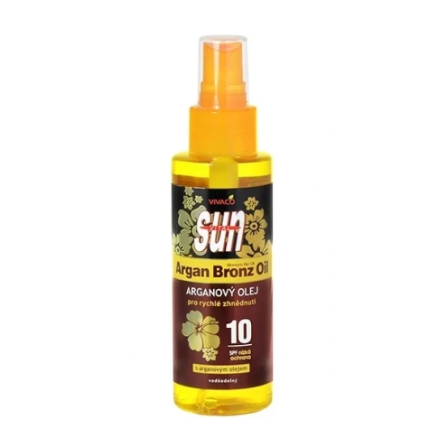 VIVACO Opalovací olej s BIO arganovým olejem SPF 10 SUN VITAL 100 ml