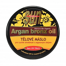 VIVACO Opalovací máslo s BIO arganovým olejem SPF 0 SUN VITAL 200 ml