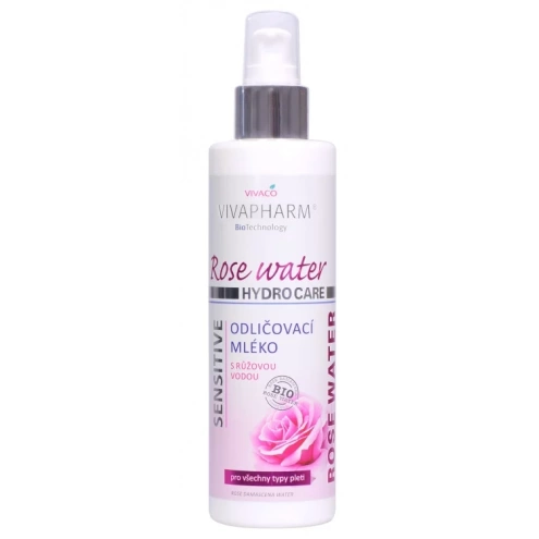 VIVACO Odličovací mléko s růžovou vodou VIVAPHARM 200 ml VIVACO Odličovací mléko s růžovou vodou VIVAPHARM 200 ml