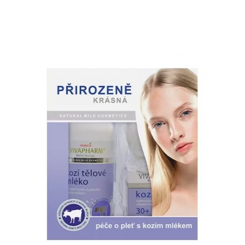 VIVACO VIVAPHARM Kosmetická Kozí dárková kazeta - pleťová VIVACO VIVAPHARM Kosmetická Kozí dárková kazeta - pleťová
