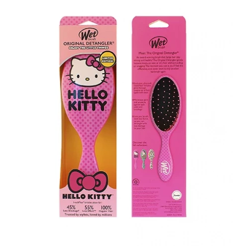 Wet Brush Original Detangler Hello Kitty kartáč na vlasy Face Pink Wet Brush Original Detangler Hello Kitty kartáč na vlasy Face Pink