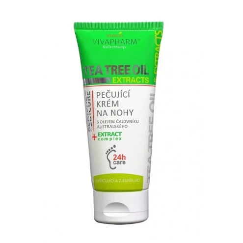 VIVACO Krém na nohy s Tea Tree Oil VIVAPHARM 100 ml VIVACO Krém na nohy s Tea Tree Oil VIVAPHARM 100 ml