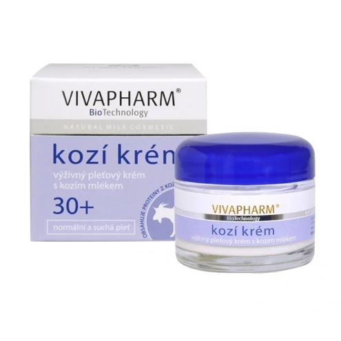 VIVACO Pleťový krém s kozím mlékem VIVAPHARM 50 ml VIVACO Pleťový krém s kozím mlékem VIVAPHARM 50 ml