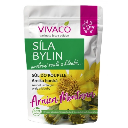 VIVACO Sůl do koupele Arnika horská SÍLA BYLIN 1000 g