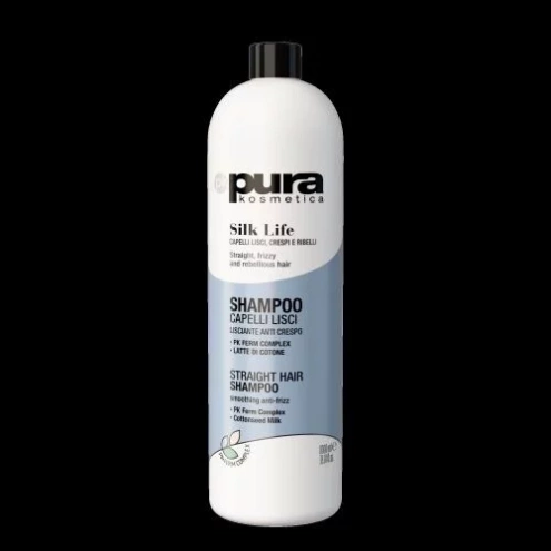 Pura Kosmetica Silk Life Shampoo - Smoothing 1000 ml Pura Kosmetica Silk Life Shampoo - Smoothing 1000 ml