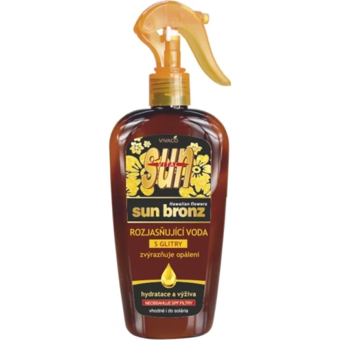 VIVACO Rozjasňující voda se zlatými glitry SUN VITAL 300 ml VIVACO Rozjasňující voda se zlatými glitry SUN VITAL 300 ml