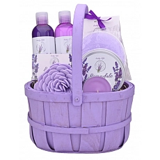 VIVACO Dárkový koš kosmetiky s levandulovým olejem