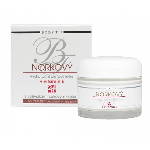 VIVACO Pleťový krém s norkovým olejem BODY TIP 50 ml