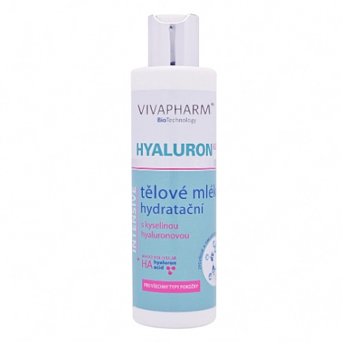 VIVACO Hydratační tělové mléko s kyselinou hyaluronovou VivaPharm 200 ml VIVACO Hydratační tělové mléko s kyselinou hyaluronovou VivaPharm 200 ml