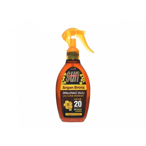 VIVACO Opalovací olej s BIO arganovým olejem SPF 20 SUN VITAL 200 ml VIVACO Opalovací olej s BIO arganovým olejem SPF 20 SUN VITAL 200 ml