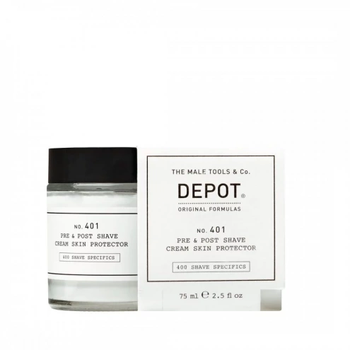 Depot 401 Pre&Post Shave Cream Skin Protector 75ml Depot 401 Pre&Post Shave Cream Skin Protector 75ml