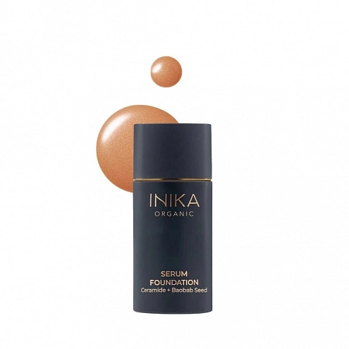 Inika Organic Serum Foundation Lightweight Caring Make-Up Purpose 25 ml
