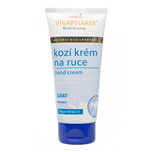 VIVACO Krém na ruce s kozím mlékem v tubě VIVAPHARM 100 ml