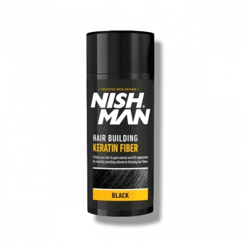 Nishman Hair Building Keratin Fiber Black 21 g