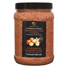 VIVACO Koupelová sůl Makadamový ořech s vanilkou BODY TIP 1500 g