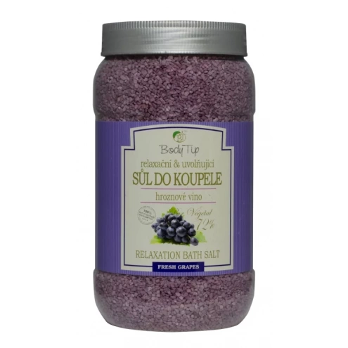 VIVACO Sůl do koupele Hrozno BODY TIP 1200 g VIVACO Sůl do koupele Hrozno BODY TIP 1200 g