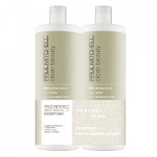 Paul Mitchell Clean Beauty Everyday Shampoo 1000ml + Conditioner 1000ml