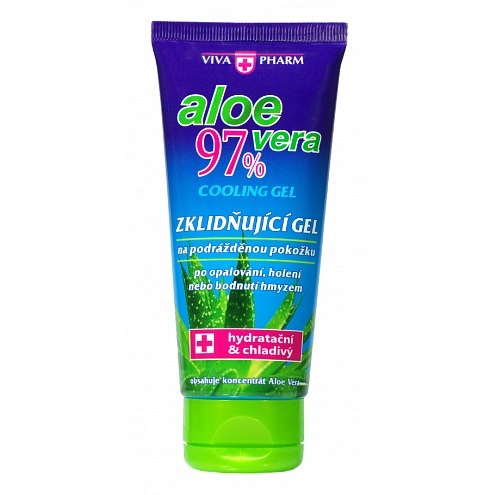 VIVACO Zklidňující gel s Aloe vera 97% VIVAPHARM 100 ml VIVACO Zklidňující gel s Aloe vera 97% VIVAPHARM 100 ml