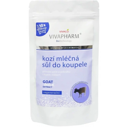 VIVACO Sůl do koupele s kozím mlékem VIVAPHARM 300 g VIVACO Sůl do koupele s kozím mlékem VIVAPHARM 300 g