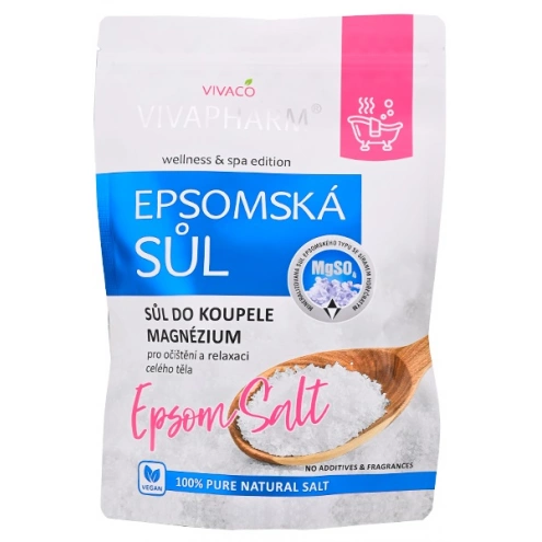 VIVACO Epsomská sůl do koupele OČISTA & RELAX 1000 g VIVACO Epsomská sůl do koupele OČISTA & RELAX 1000 g