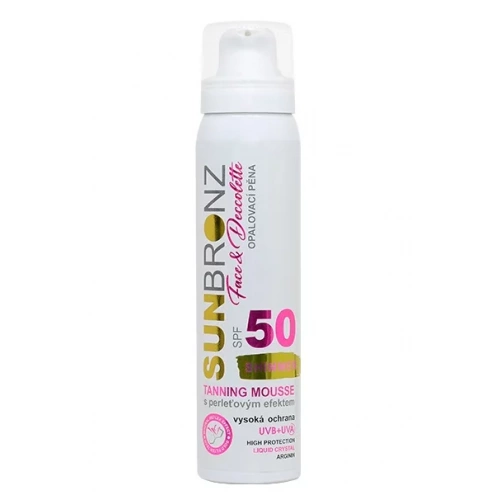 VIVACO Opalovací pěna SPF 50 na obličej a dekolt SUNBRONZ 100 ml VIVACO Opalovací pěna SPF 50 na obličej a dekolt SUNBRONZ 100 ml