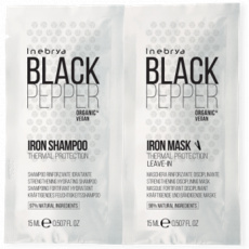 Inebrya Black Pepper Iron Shampoo 15 ml + Iron Mask 15 ml