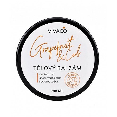VIVACO Tělový balzám Grapefruit a Cedr 200 ml