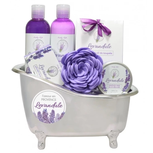 VIVACO Dárková vanička kosmetiky s levandulovým olejem VIVACO Dárková vanička kosmetiky s levandulovým olejem