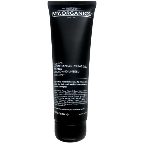 My.Organics The Organic Styling Gel Strong Almond and Linseed 250 ml My.Organics The Organic Styling Gel Strong Almond and Linseed 250 ml