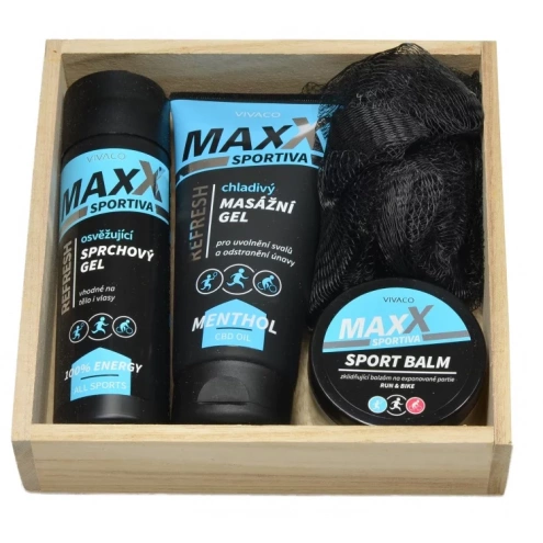 VIVACO Dárková bedýnka kosmetiky Maxx Sportiva Cold