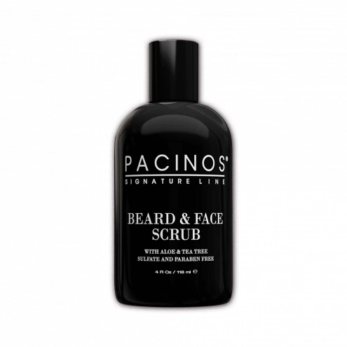 Pacinos Beard & Face Scrub with Aloe Vera & Tea Tree 118 ml Pacinos Beard & Face Scrub with Aloe Vera & Tea Tree 118 ml