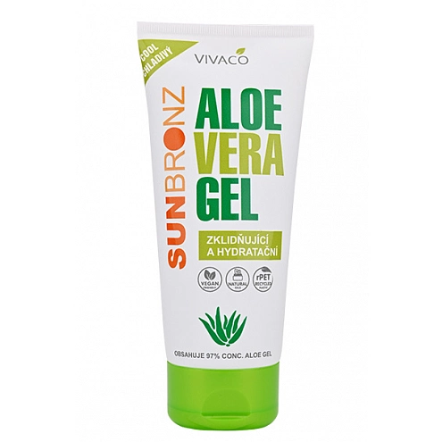 VIVACO Zklidňující gel s Aloe vera 97% SUN BRONZ 200 ml