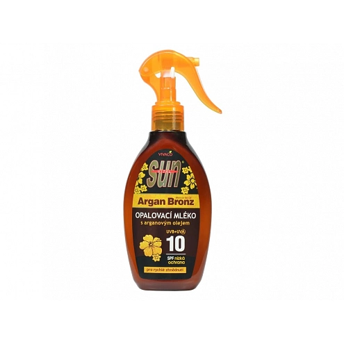 VIVACO Opalovací mléko s BIO arganovým olejem SPF 10 SUN VITAL 200 ml