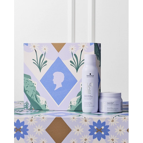 Schwarzkopf Professional BlondMe Purple Toning Xmas Gift Box Schwarzkopf Professional BlondMe Purple Toning Xmas Gift Box